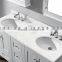 60 inch Matte White Double Sink Bathroom Vanity LN-S5061