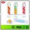 800ml bpa free fruit infuser clear plastic drinking bottles