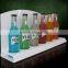 custom acrylic wine display