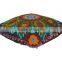 Suzani Embroidered Cushion Cover Indian Pom Pom Lace Pillows Boho Ethnic Cushions Shams