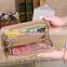 Korean style multifunctions leather custom funny wallet