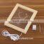 Hot selling wood and plexiglass frames with low price