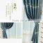 dandelion embroidered pattern blackout curtain for living room