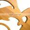 WR002/100% bamboo Material Hot Sale Dolphin Shaped Bamboo Red Wine Rack