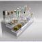 custom acrylic skin care products display stand