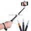 2016 Wholesale Factory Extendable Anodized Aluminum Compact Handheld Monopod Mini Selfie Stick for Phone or Camera