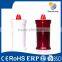 Red LED blinking function flameless memorial white grave candle