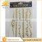 New Fashionable stock metallic flash body flash tattoo gold foil stickers