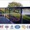 Modern steel clamp for frameless glass railing