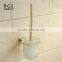 Manufactoyr Zine Alloy Gold Bathroom Accessories Most Popular Toilet Brush Holder