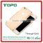 2 in 1 360 degree Full cover protective Ultra-Thin Soft transparent clear tpu Shockproof back cover case for iphone 6 6s plus