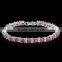 Rellecona solitaire accent bracelet in white gold plated women's jewelry