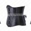 2015 black wholesale sexy cheap steel boned corsets and bustiers