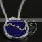 925 sterling silver round bule the Big Dipper pendant charm fashion women necklece jewelry 6360484