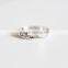 925 sterling silver feather ring adjustable ring fashion women ring jewelry supplies 6260551