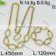 New arrival popular gold plated jewelry shop interior design