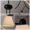 Beat Selling Classic Wrought Iron Interior Decorative Pendant Lamps Fabric Shade Pendant Lights, Lamp Pendant Lamps Fabric