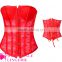 2015 wholesale sexy red mature corset waist training corset for women