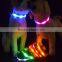 new design flashing light up bling LED dog collars