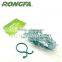 Green Eight Shape Plastic Clips