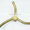 Rotary Brass 3-Arm Sprinkler With Triangle Metal Base For Lawn