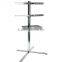 LCD LED TV Stand With Universal Mounting System Stainless Steel TV Stand
