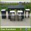 6 Seaters modern outdoor rattan wicker bar furniture