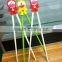 food grade multicolor cartoon silicone chopsticks holder for kids
