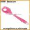 non-stick silicone slotted spoon with nylon /plastic/stainless steel handle