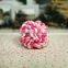 colored textile ball toys for dog pet
