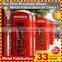 OEM telephone booth decoration with printed logo English style