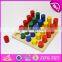 2017 New design preschool blocks wooden montessori infant toys W12F012