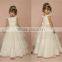 Retail children girls frock girl party dress baby princess tutu dress baptism rose collar baby girls gauze christening dresses