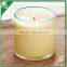 Colorful scented candles Decoration customized 100% natural soy wax scented candle in glass jar