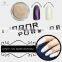 Private label 15 colors nail mirror effect pigment powder