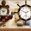 Vintage wooden clock, wall clock, solid wood, 62cmH*30cmDIAM*7.8cmT