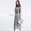 Robot pattern printing casual wear womens stylish maxi dress summer dress evening dress long maxi dresses