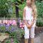Whoesale Pink and Light Blue Boutique Baby Girl Clothes Sets