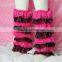 Christmas Hot Coming Winter Cute Baby Leg Warmers Knitted Lace Tirm Boot Socks Leggings