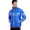 Custom logo ultralight down goose feather jacket for men
