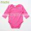 Long Sleeve Hooded Plain Baby Clothes Colorful Fancy Cotton Baby Rompers