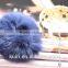 Hot selling lady hair accessories rex rabbit fur hair band with low price