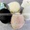 High Quality 15cm Fox Fur Real Sheep Wool Knit Beanie Hat With Fox Fur Ball