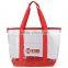 Clear Boat Tote Bag - made from clear vinyl with 600 Denier polyester handles and comes with your logo.