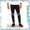 Hip Hop Faux Leather Pocket Padded Jogger Pants for Man