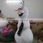 100% in-kind shooting cheap olaf costume snowman olaf mascot costume for adult
