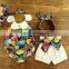 Wholesale frock design floral girls romper baby clothes newborn M6090603