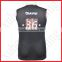 Customized quick dry sublimated basketball jersey black