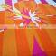 Orange Square Printing Picture 100% Cotton Quick-Dry Woven Towel