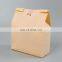 factory directly supply customized grease proof bread sandwich bag,take away fast food kraft paper bag